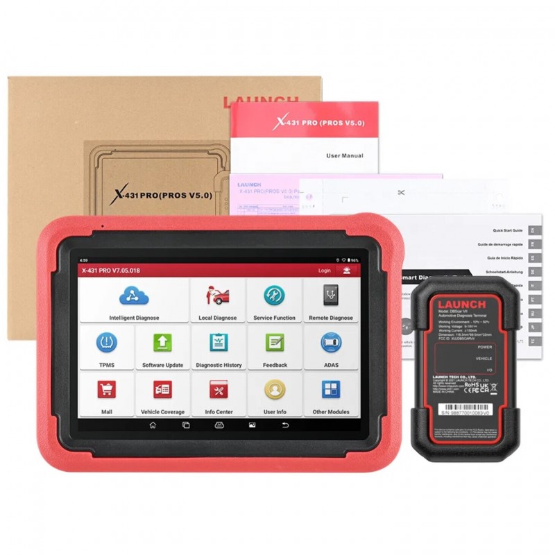 Pachet Launch X431 MASTER PRO 5.0 tester auto cu documente si accesorii