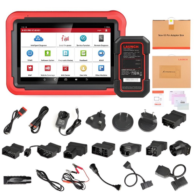Pachet Launch X431 PROS V5.0 cu cabluri si adaptoare diagnoza