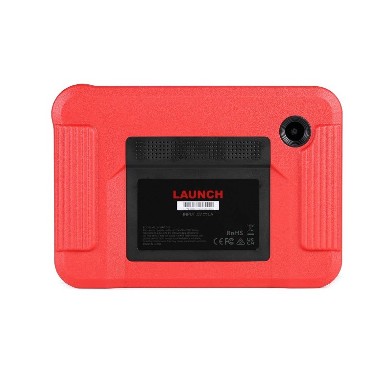 Spatele tabletei Launch X431 PROS V5.0 cu protectie pentru atelier
