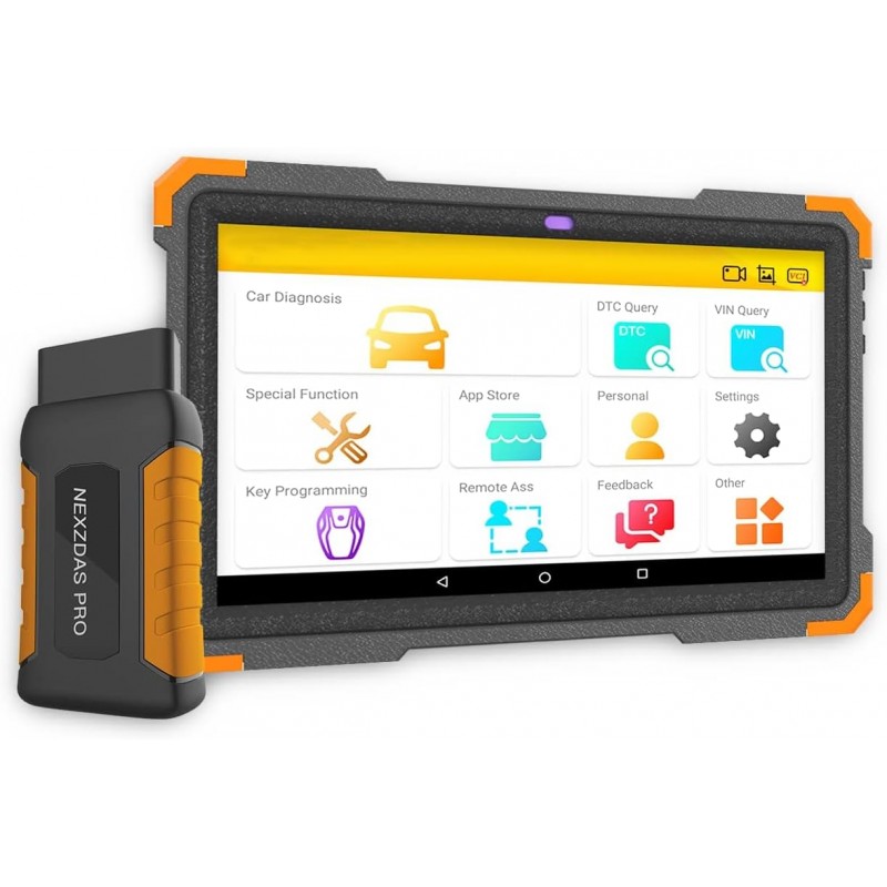 Tester Diagnoză Auto Humzor NexzDAS Pro cu Tabletă și Bluetooth OBD2