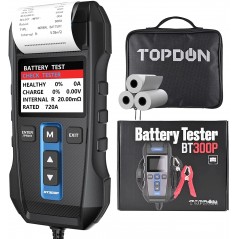 Tester baterii TOPDON BT300P – Profesional cu imprimantă inclusă