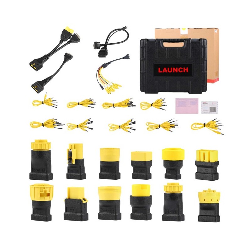 Launch X431 – Kit Cabluri + Licență Heavy Duty - Camioane