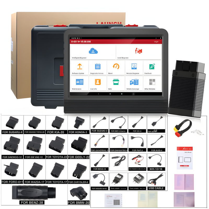 Tester Diagnoză Auto Profesional LAUNCH X431 V+ 4.0 – Codare ECU, 41+ Funcții, Compatibilitate Extinsă