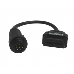 Cablu adaptor OBD2 16 pini la 7 pini Knorr Wabco Trailer pentru Delphi si Autocom Cablu adaptor OBD2 16 pini la 7 pini Knorr Wabco Trailer pentru Delphi si Autocom