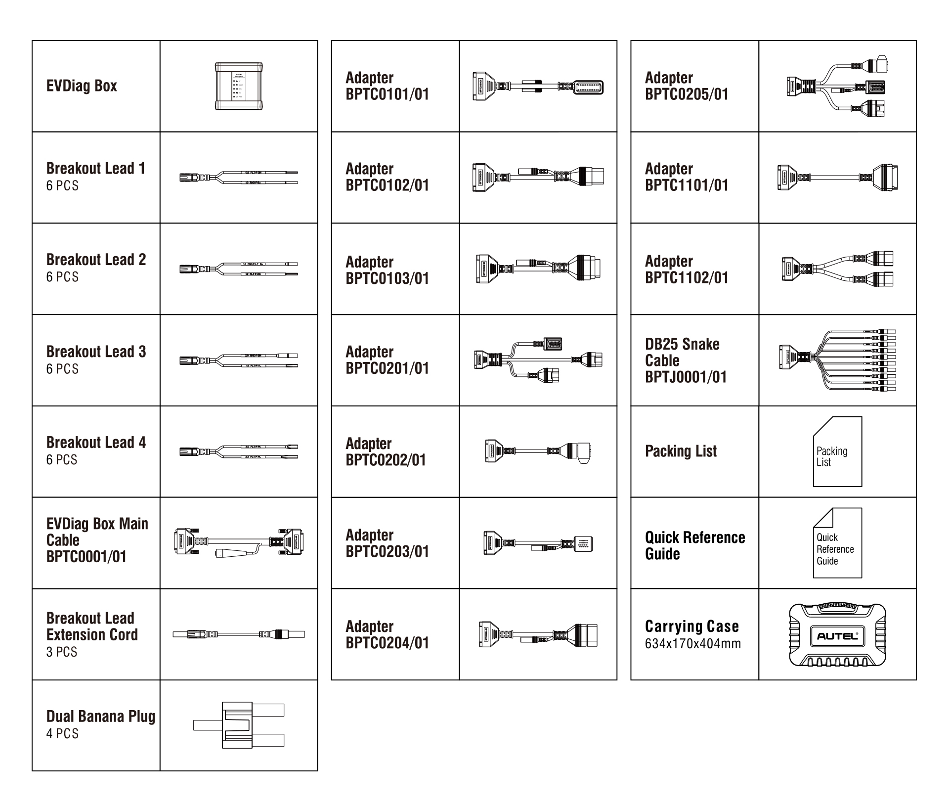 LISTA-PACHET-AUTEL-ULTRA-EV