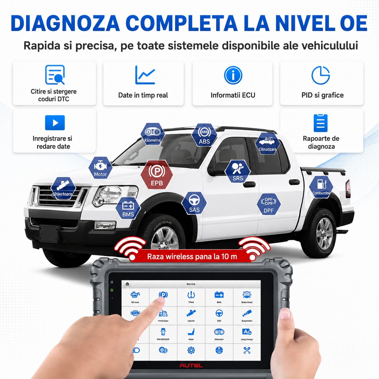 Diagnoză completă la nivel OE cu Autel MK906S PRO