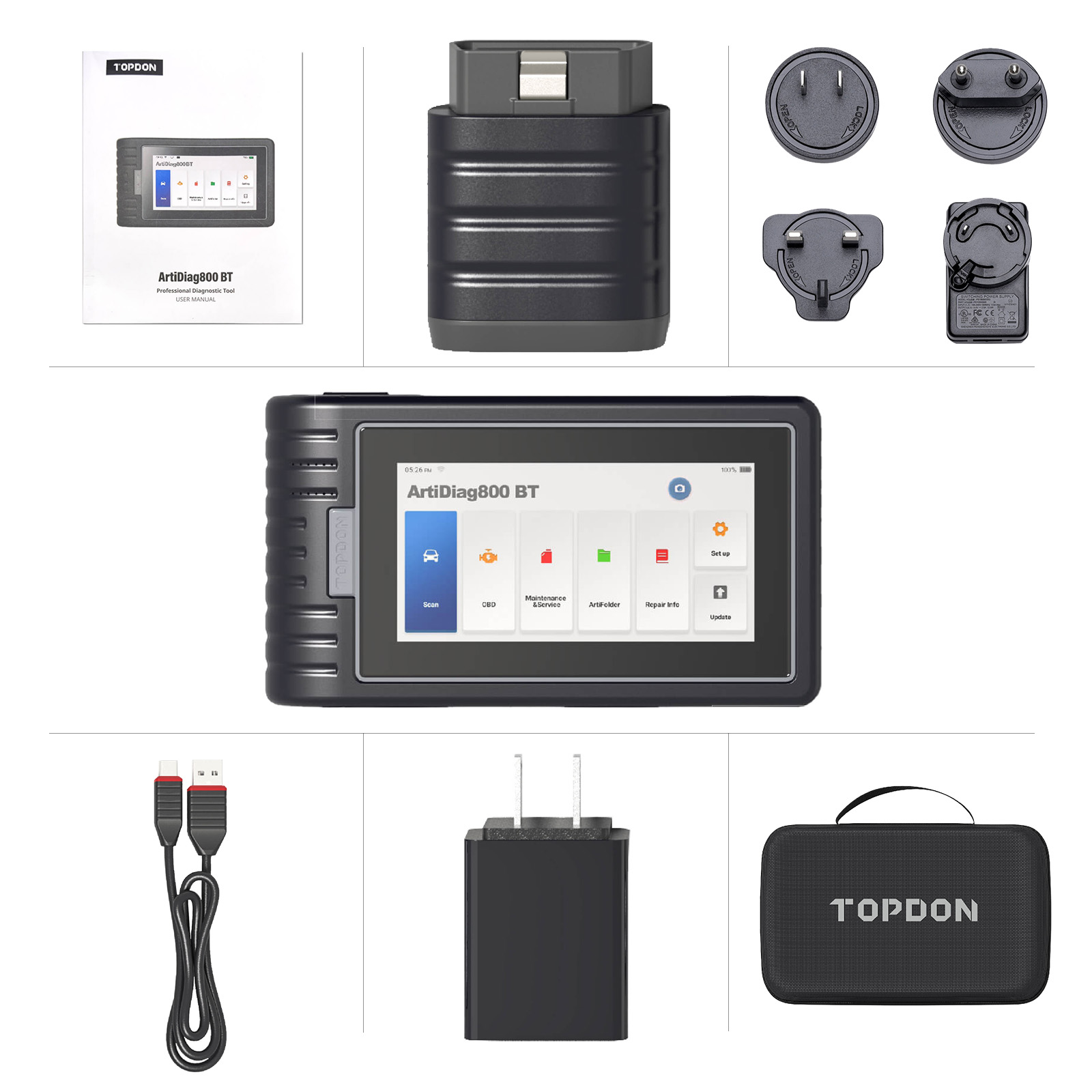 TOPDON 800 BT PACHET