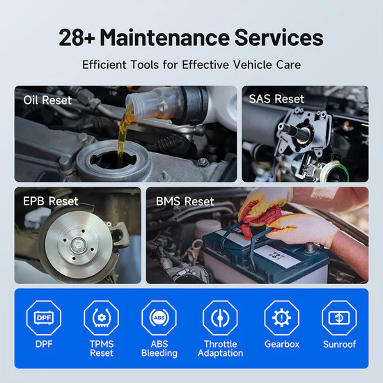 TOPDON ArtiDiag800 BT2 - 28+ funcții de service și resetări