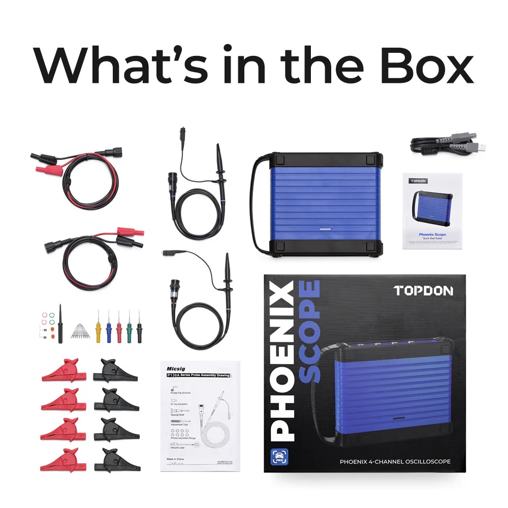 PACHET-TOPDON-OSCILOSCOPE