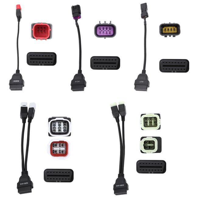 Launch Motorcycle Diagnostic Connector Kit 2.0 pentru diagnoza moto cu testere Launch X431