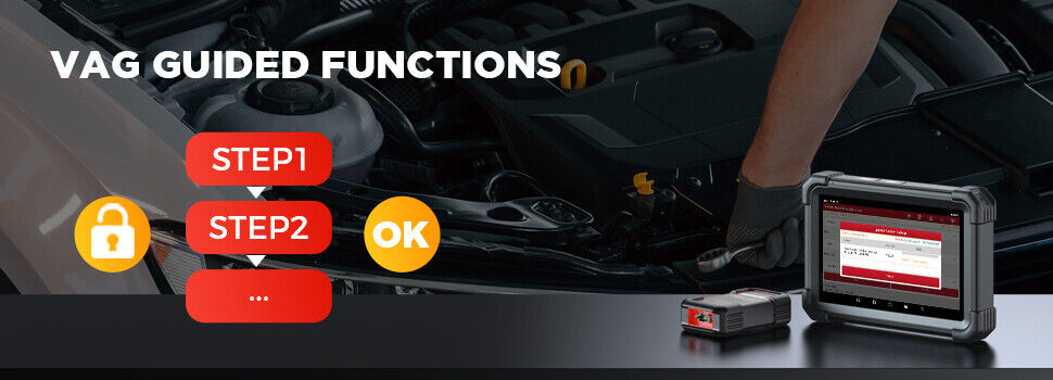 Launch x431 DYNO 2025 Functii ghidate VAG