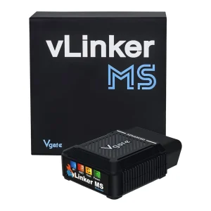 Vgate vLinker MS Bluetooth MFI - Adaptor OBD2 profesional pentru iPhone, Android si Windows