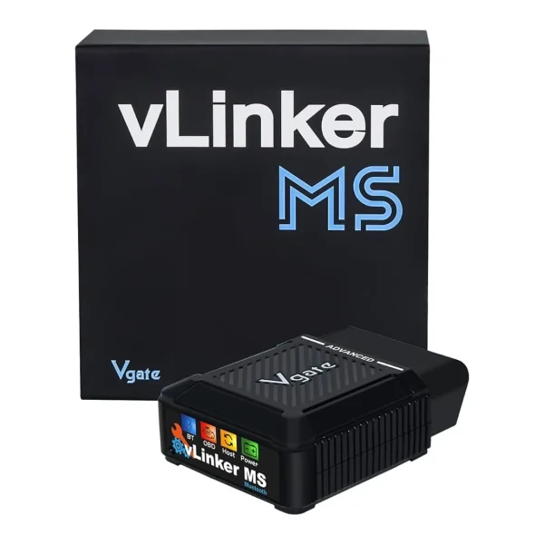 Vgate vLinker MS Bluetooth MFI - Adaptor OBD2 profesional pentru iPhone, Android si Windows Vgate vLinker MS Bluetooth MFI - Adaptor OBD2 profesional pentru iPhone, Android si Windows
