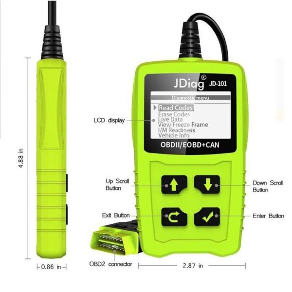 TESTER-BATERII-JDIAG-200 JDiag BT-200 - Tester baterii auto cu diagnoza avansata