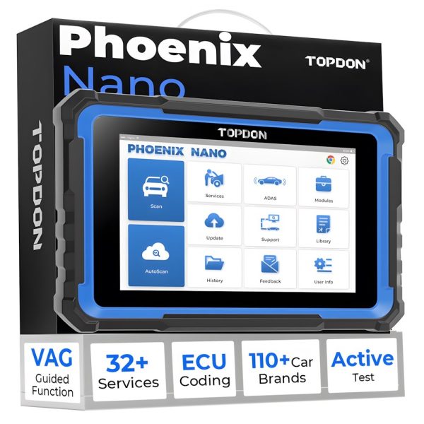 Topdon Phoenix Nano - Diagnoza Profesionala Topdon Phoenix Nano - Diagnoza Profesionala
